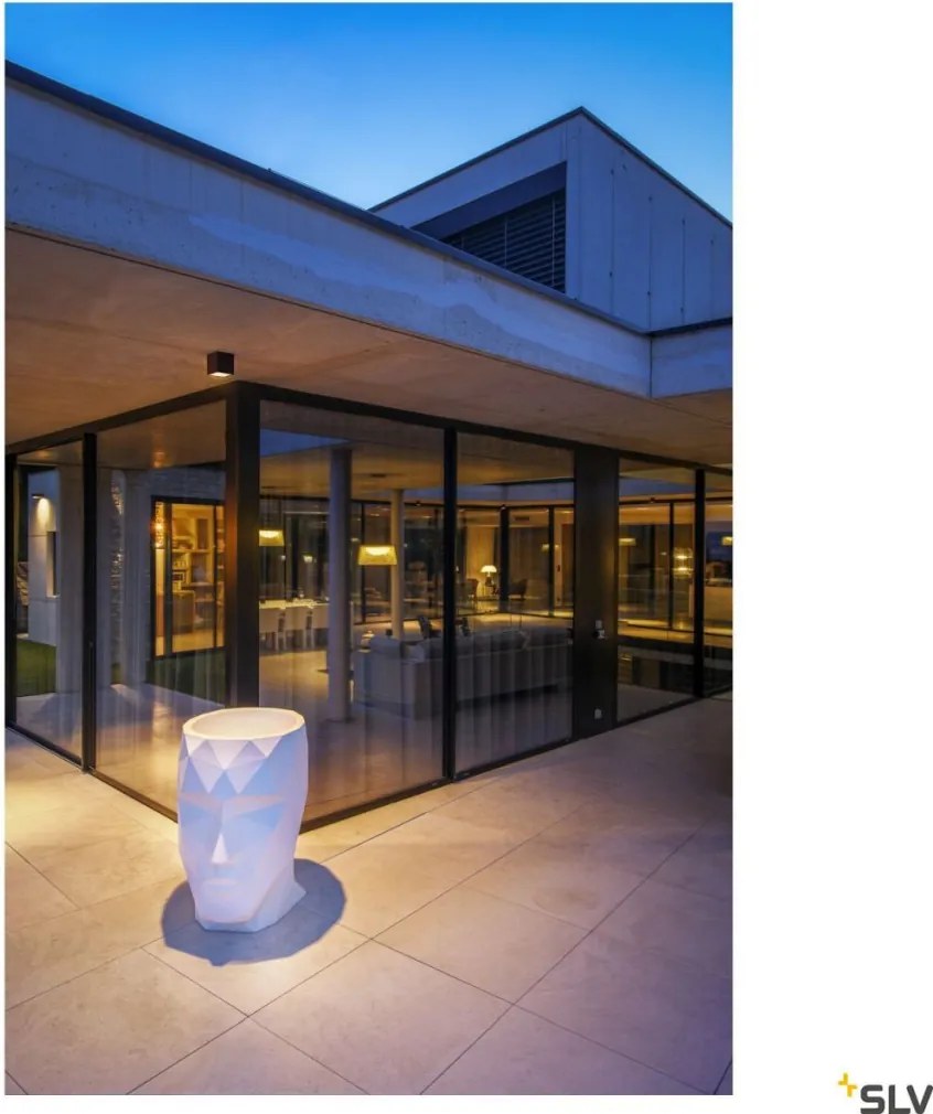 SLV 1007461 CUBE Modern Kültéri Mennyezeti Lámpa LED IP65