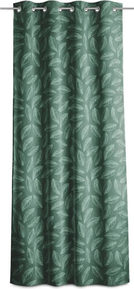 Zöld bársony függöny 140x250 cm Calm – Restilo