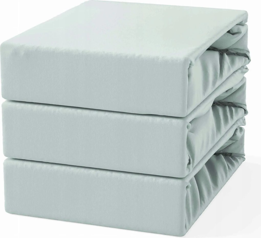 Pamut lepedő gumis 200x220 Szürke Világos