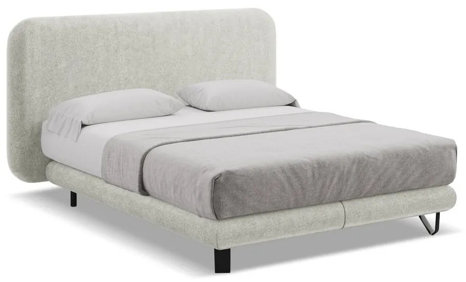 Bézs boxspring ágy 140x200 cm Ilima – Makamii