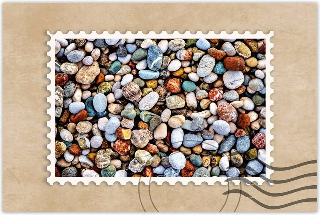 Poszterek 90x60 Színes kövek