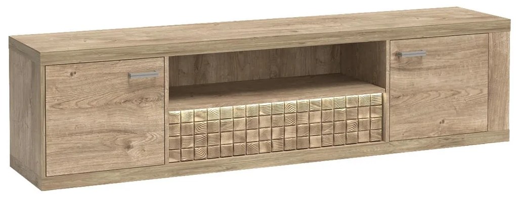 TV asztal/szekrény Nature 13 (LED világítással) (ribbeck tölgy). Akció -17%. 1057917