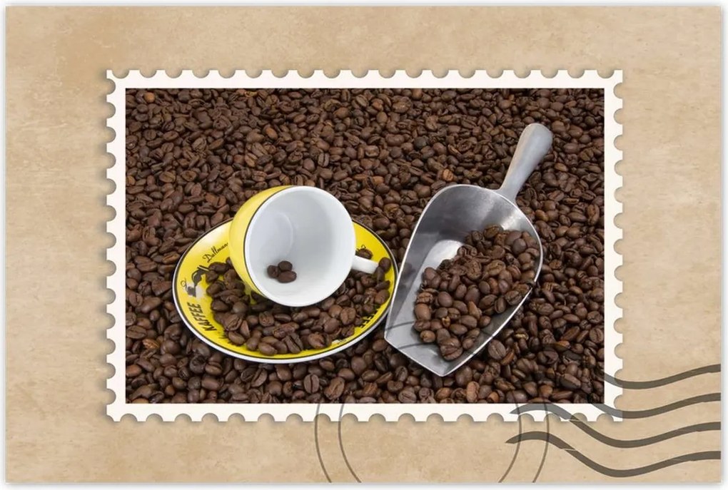 Poszterek 120x80 Természetes kávé szemes