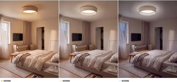 BRILAGI - LED mennyezeti lámpa VELVET VARI LED/24W/230V CCT átm. 45 cm bézs