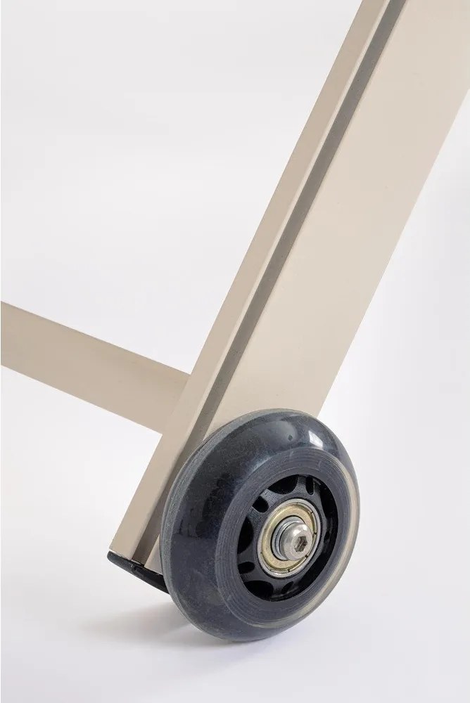 Natúr színű fém kerti napozóágy Taylor – Bizzotto