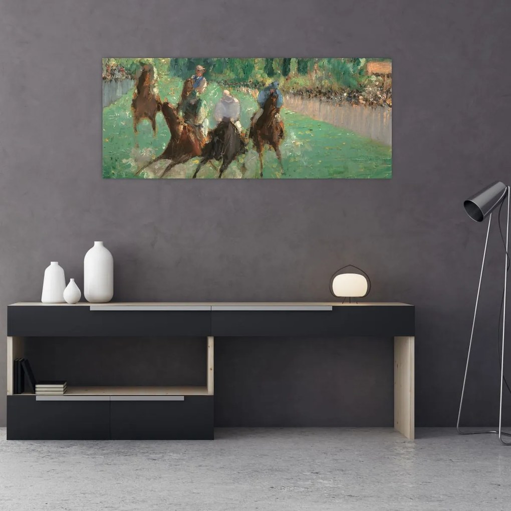 Kép - Edouard Manet, At the Races, reprodukciók (120x50 cm)