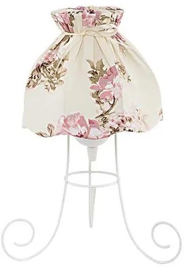 Duolla - Asztali lámpa VIOLIN 1xE27/40W/230V átm. 28 cm rózsa