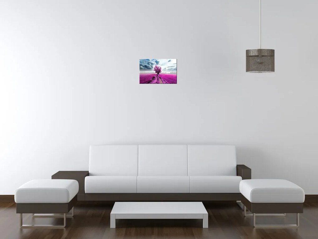 Gario Vászonkép Fa a lila mezon Méret: 40 x 100 cm