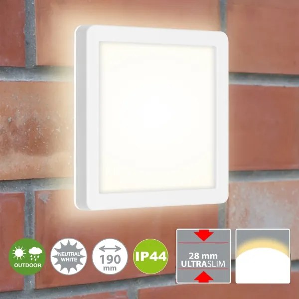 Briloner 3010-016 - LED Mennyezeti lámpa LED/8W/230V 19x19 cm fehér IP44