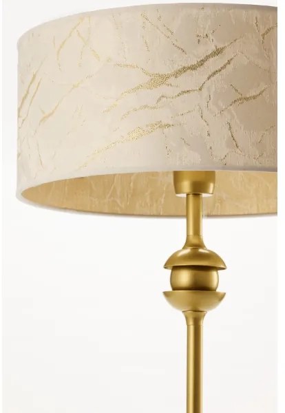 Jupiter 2112 - Asztali lámpa KASZMIR 1xE27/15W/230V fehér/arany/márvány dekor