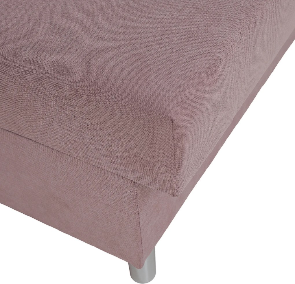 Kihúzható kanapé, rózsaszín, ALADA