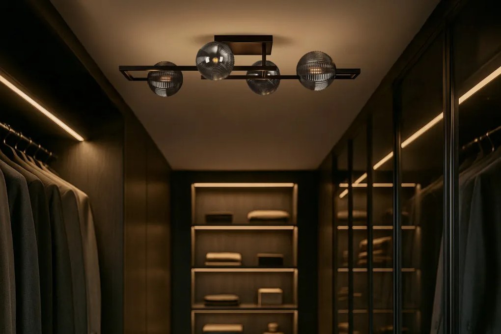 KAJA K-5771 TORES Loft Mennyezeti Lámpa Szürke G9 IP20