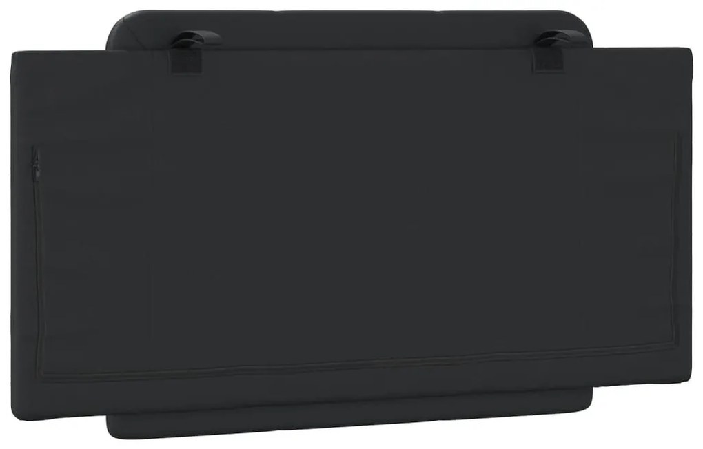 fekete műbőr fejtámla párna Zadar 100 cm