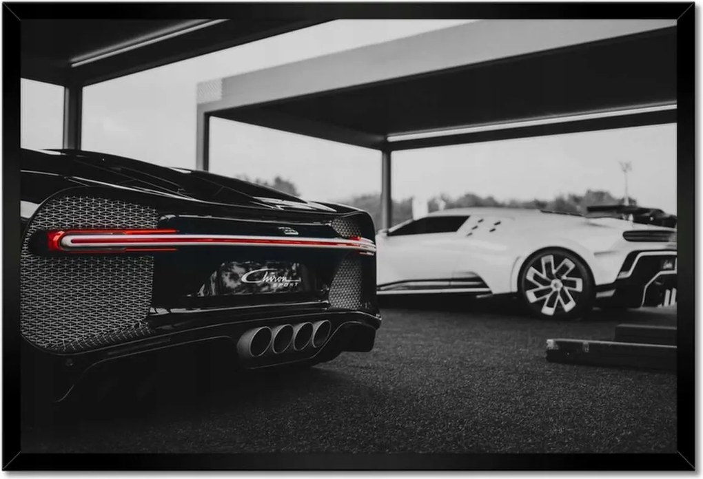 Poszterek keretben 60x40 Bugatti Chiron Sport Cars