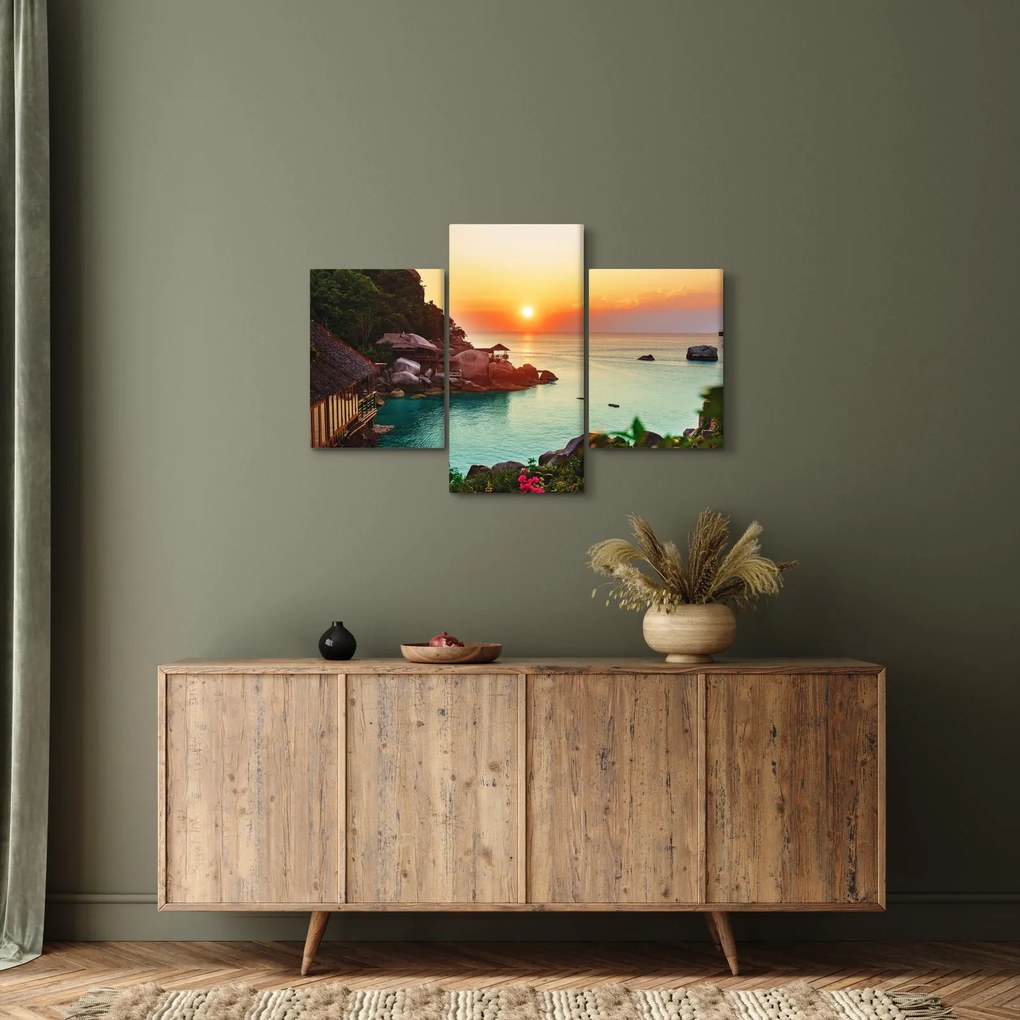 Gyönyörű strand képe (90x60 cm)