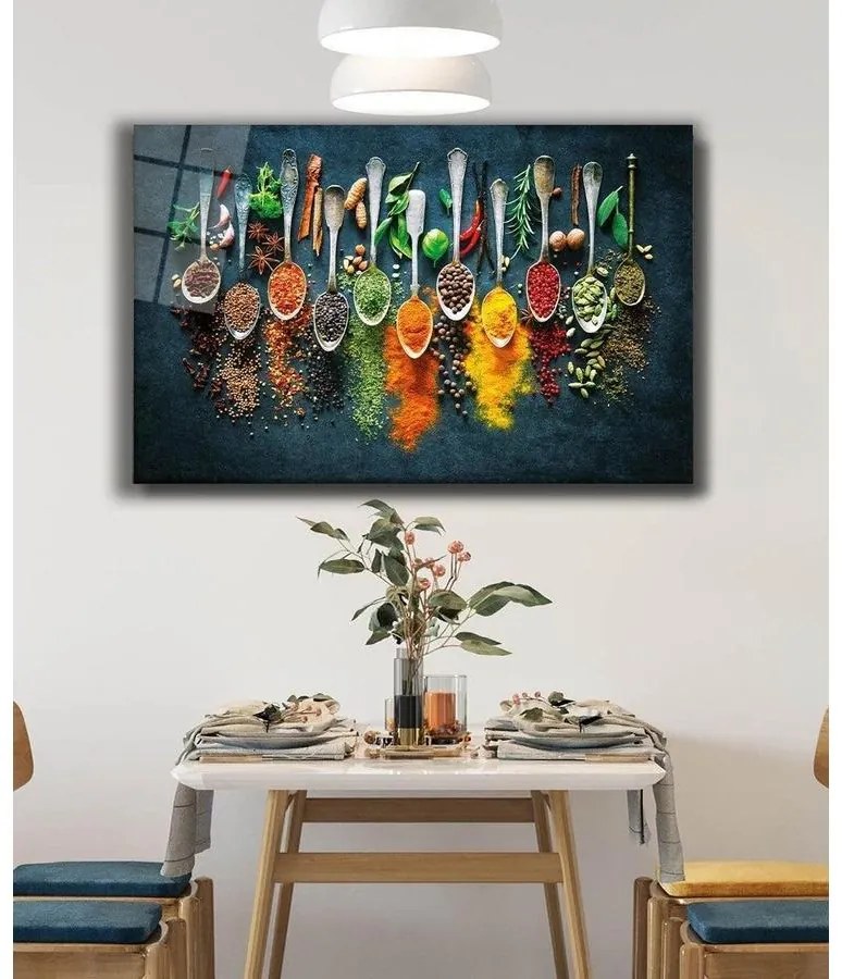 Edzett üveg falikép dekoráció, 0464 - 72 x 46