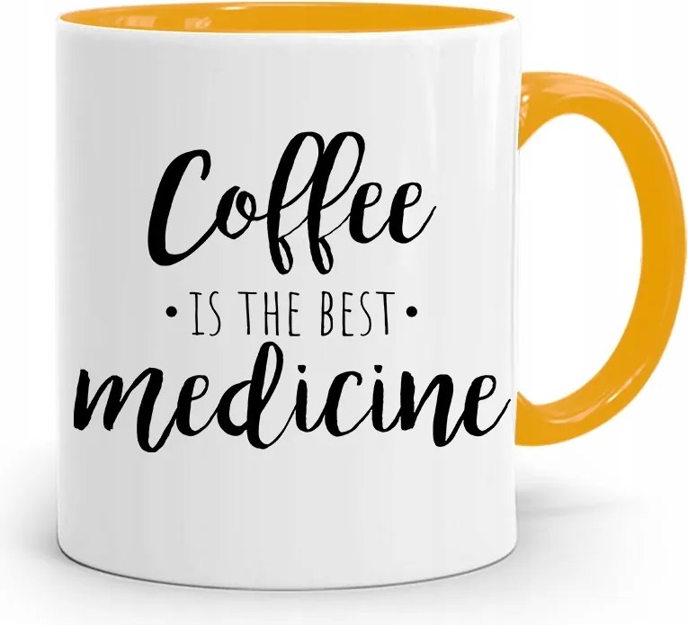 Barista Kávézó Bögre Sárga Ajándék fényképes nyomtatással