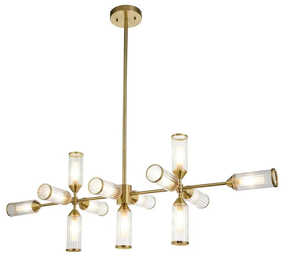 Endon 106259 - Csillár rúdon TOUR 13xG9/3W/230V réz