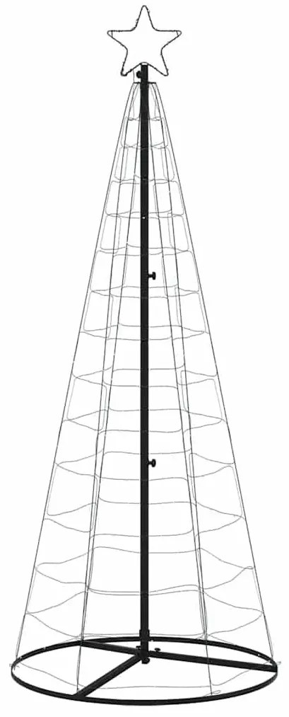 hideg fehér LED karácsonyfa 200 LED 182 cm