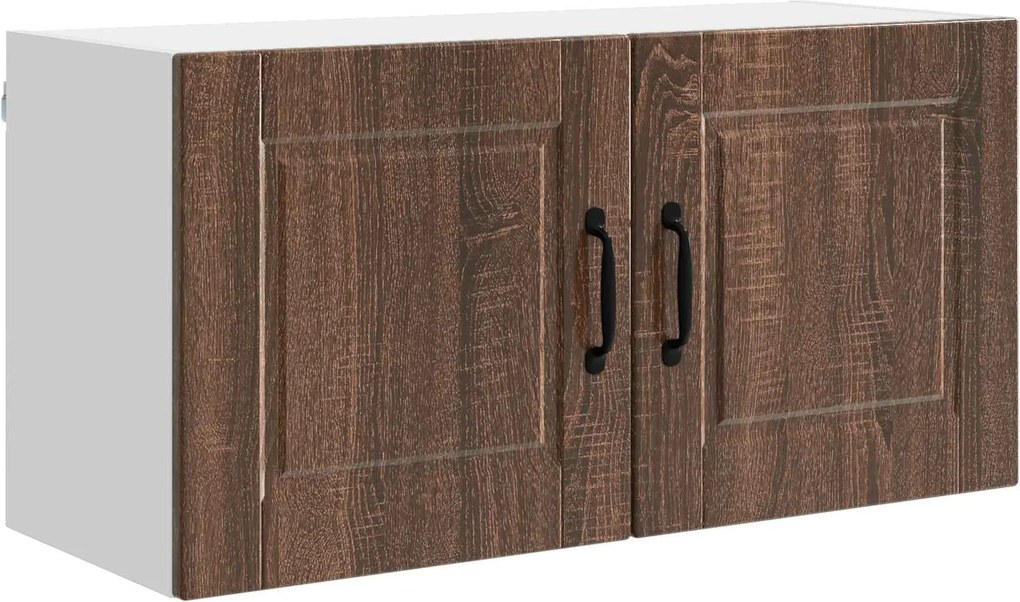 vidaXL Konyhaszekrény polcokkal Barna Tölgy 80 x 31 x 40 cm Faanyag