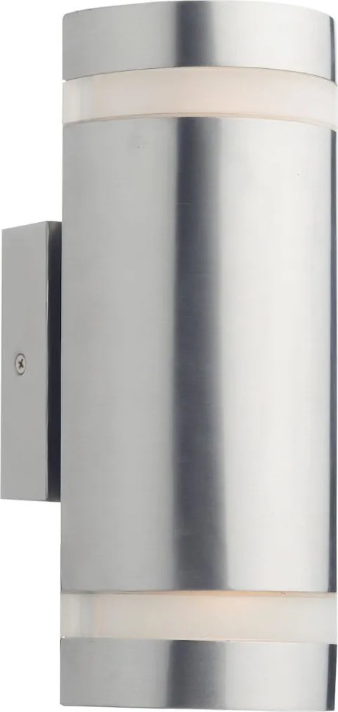 DAR LIGHTING WES2144 WESSEX Modern Kültéri Fali Lámpa Matt Üveg, Rozsdamentes Acél LED IP44