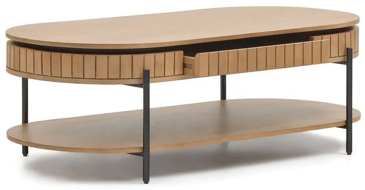 Mangófa dohányzóasztal 130x65 cm Licia - Kave Home