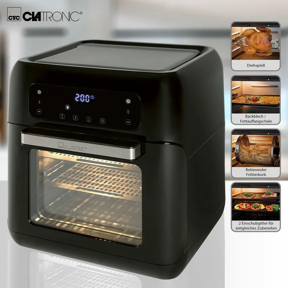 Clatronic FR 3747 H forrólevegős fritőz, 11 l