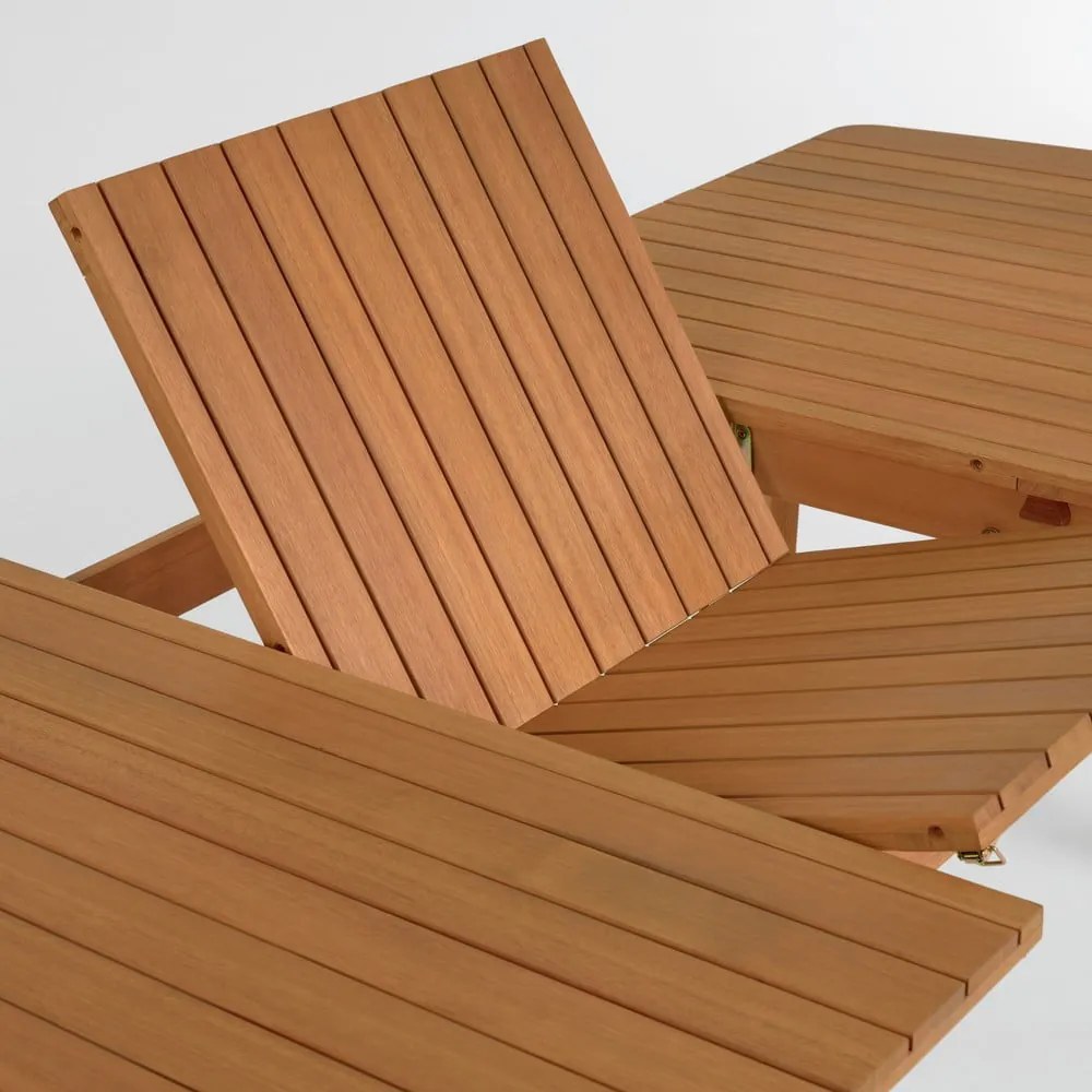 Tömörfa kerti étkezőasztal 100x240 cm Hanzel – Kave Home