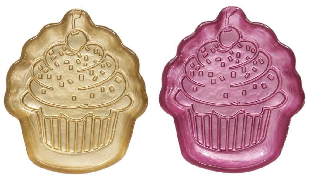 Karácsonyi Üvegtál szett 2 db-os muffin forma díszdobozban Sweet Christmas