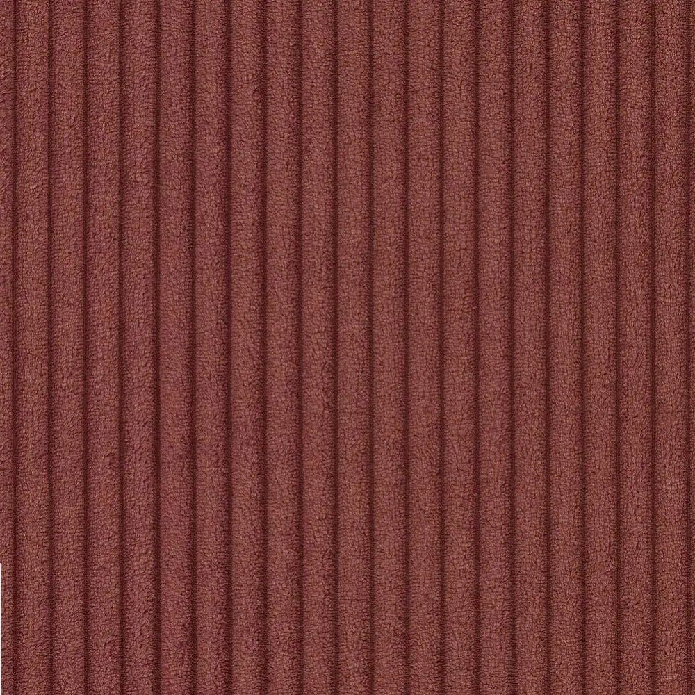 Téglavörös kordbársony kanapé 310 cm Vanessa – Ropez