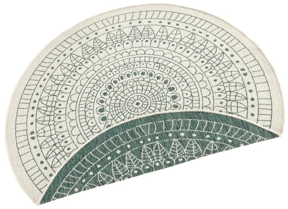 Porto zöld kültéri szőnyeg, ø 140 cm - NORTHRUGS