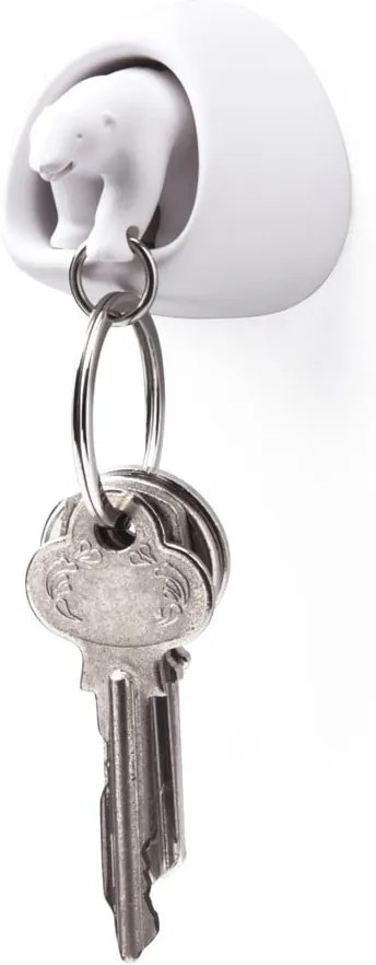 Polar Bear fehér kulcstartó fogas - Qualy&CO