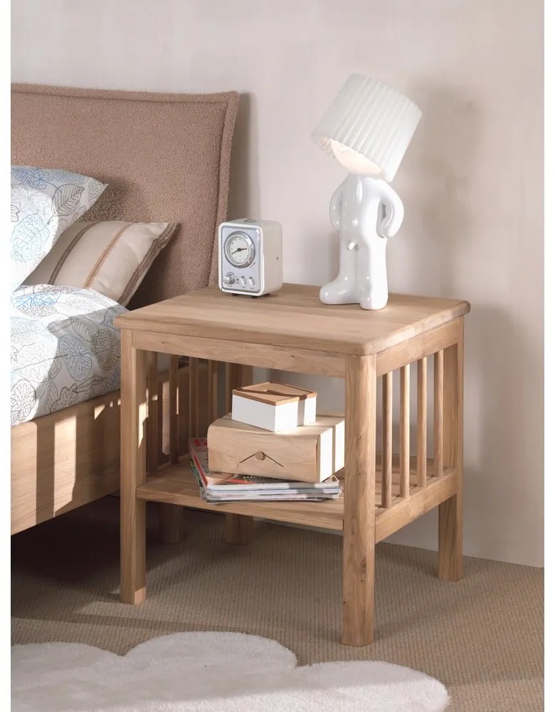 Natúr színű tölgyfa gyerek éjjeliszekrény Forrest – Vipack