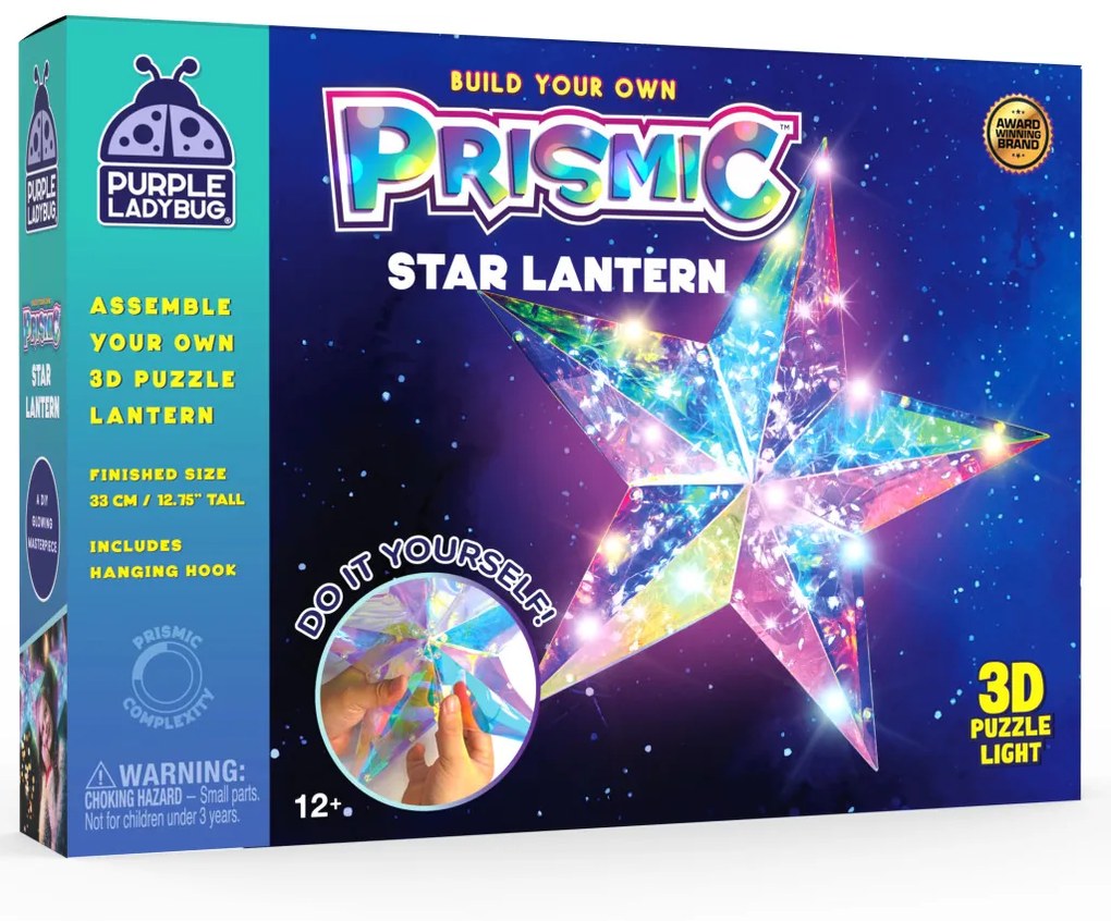 PRISMIC™ 3D Puzzle LED lámpa - Csillag (v)