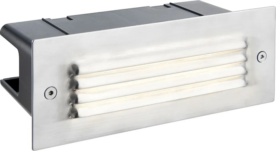 ENDON 78639 SEINA Kültéri Falba Építhető Lámpa Szálcsiszolt Acél LED IP44