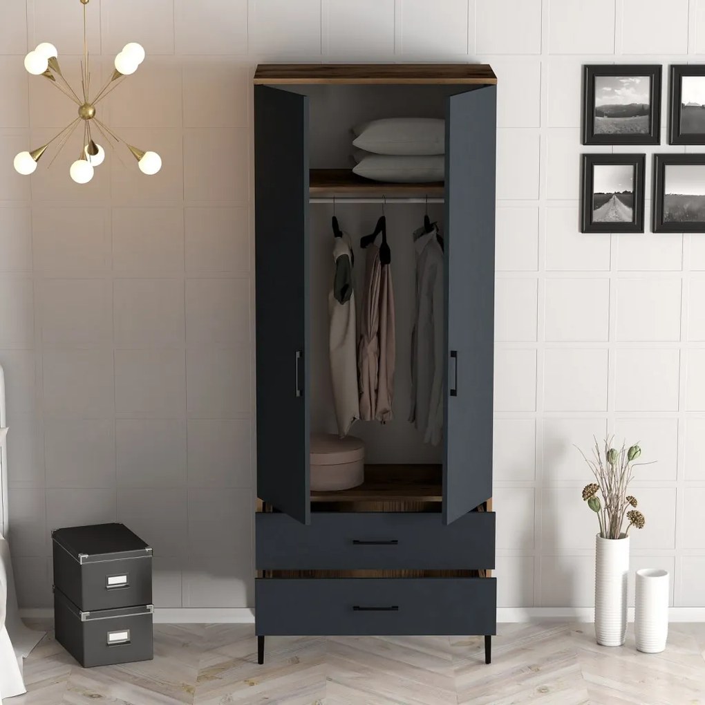 Kumsal T - Walnut, Anthracite