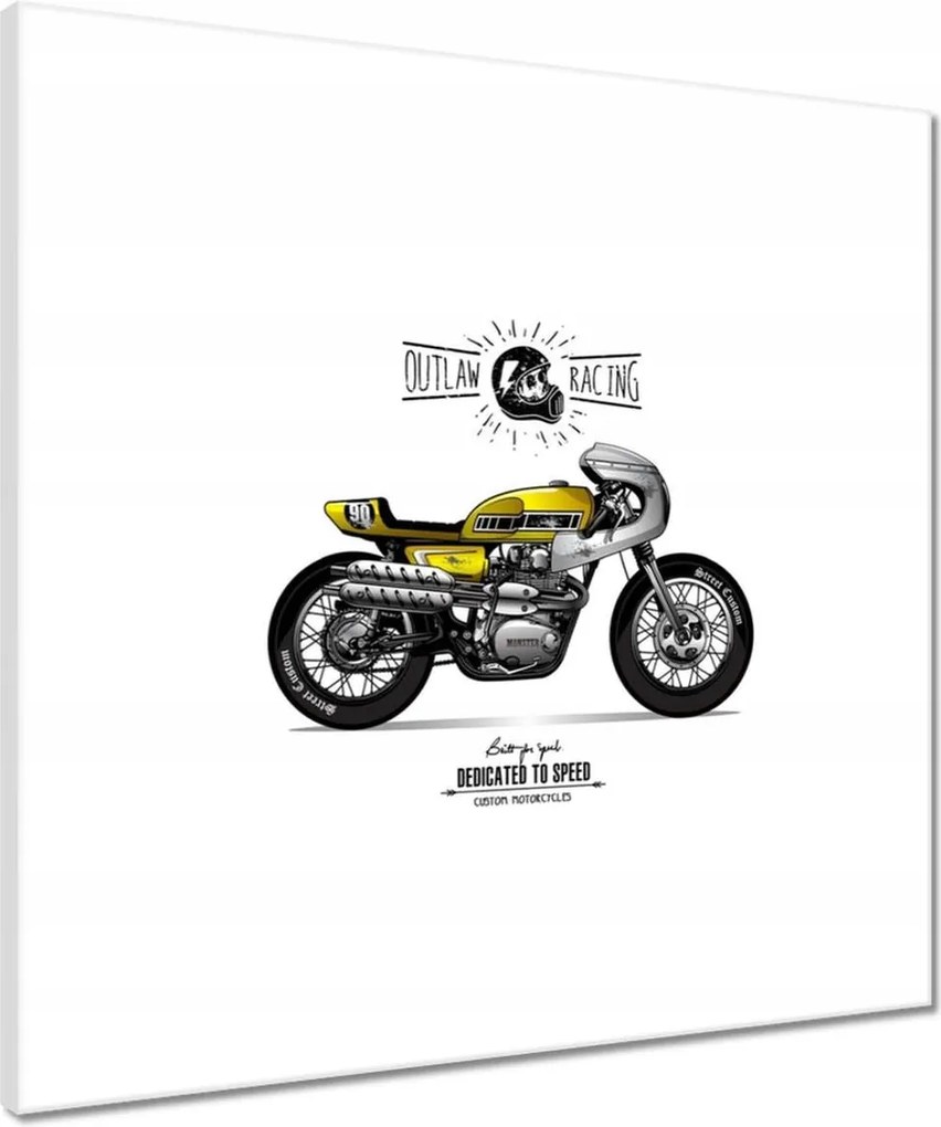 Vászonkép 50x50 Motorkerékpár Antik Vintage