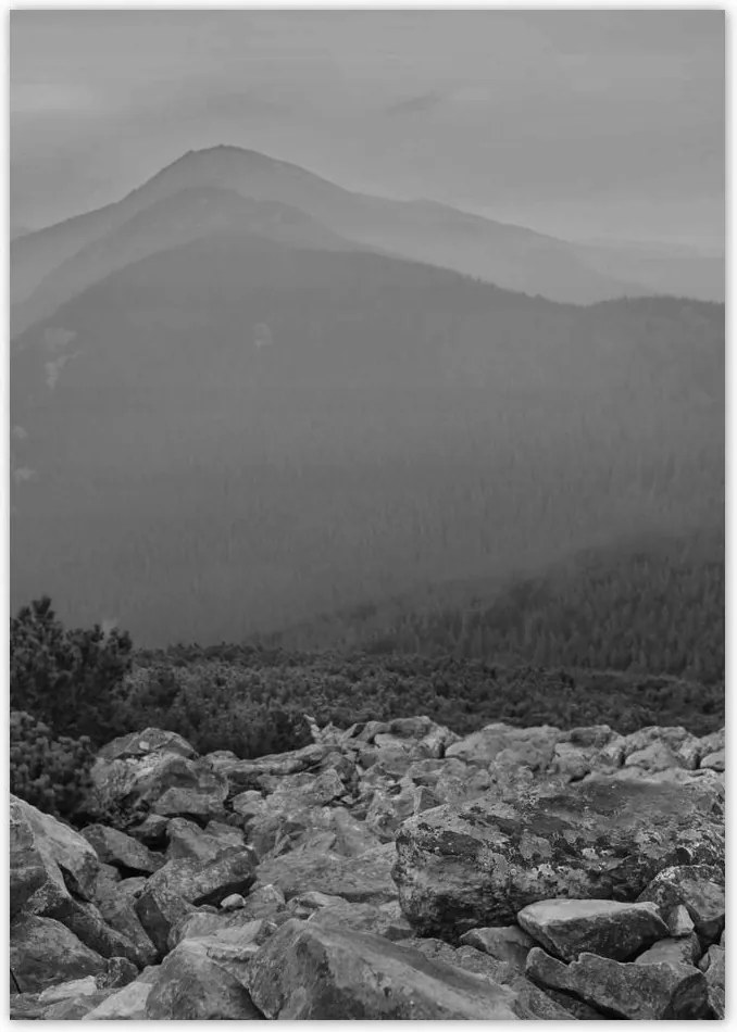 Poszterek A5 Pion Hegyi táj Tájkép