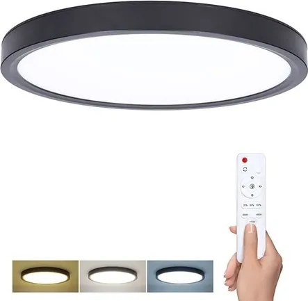 LED mennyezeti világítás Solight fekete WO8020