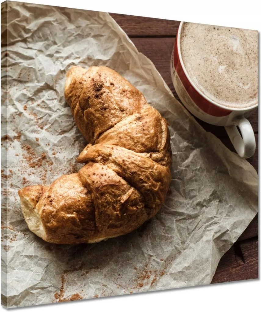 Vászonkép 40x40 Francia reggeli