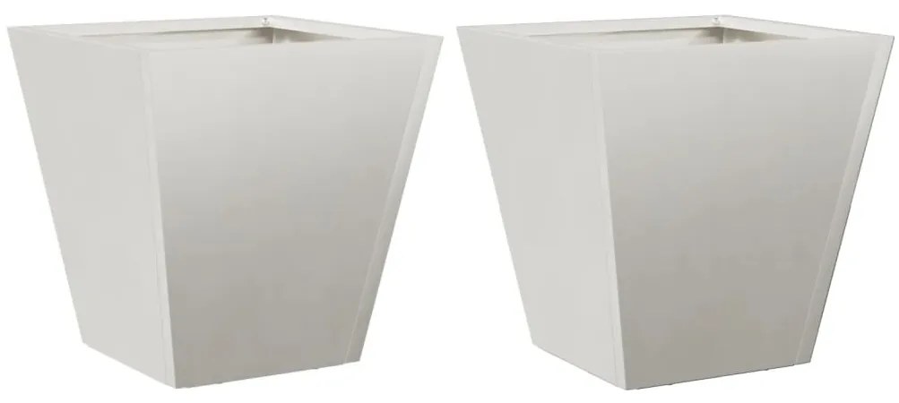 2 db rozsdamentes acél kerti növénytartó 30 x 30 x 30 cm