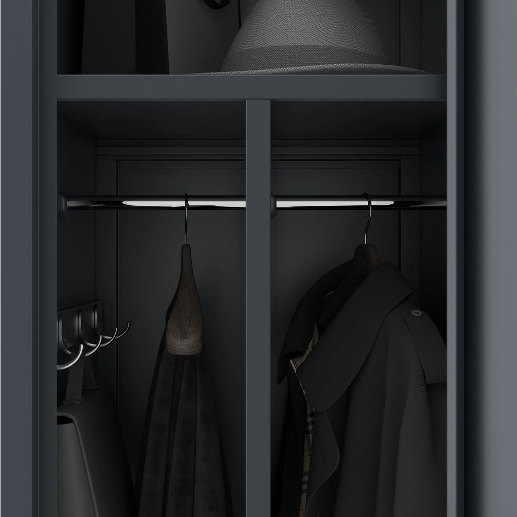 KACPER 1 Plus fém munkavállalói szekrény 400 x 1800 x 500 mm