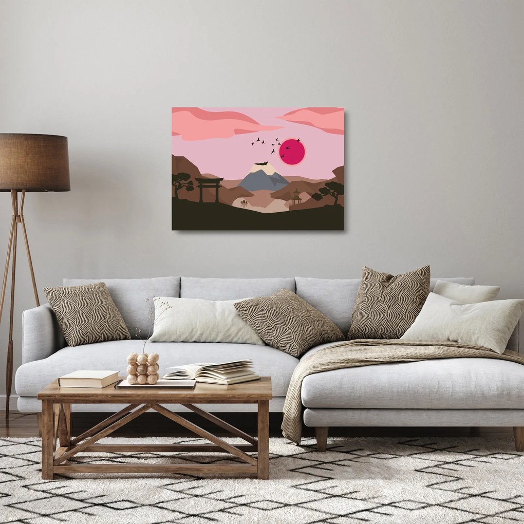 Üveg kép - Japán N⁰2 (70x50 cm)
