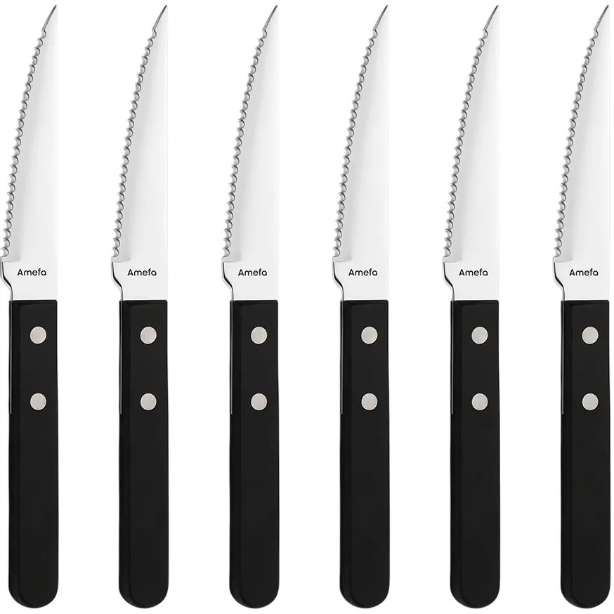 Amefa 6 darabos steak kés szett Pizza