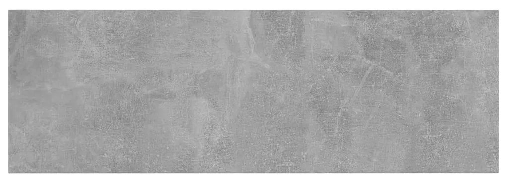 4 db betonszürke forgácslap könyvespolc 60 x 20 x 1,5 cm