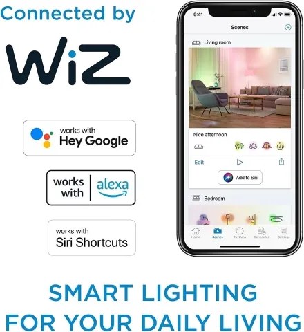 2 db-os Philips SMART RGB LED izzó szett, dimmelhető C37 E14/4,9W/230V 2200-6500K