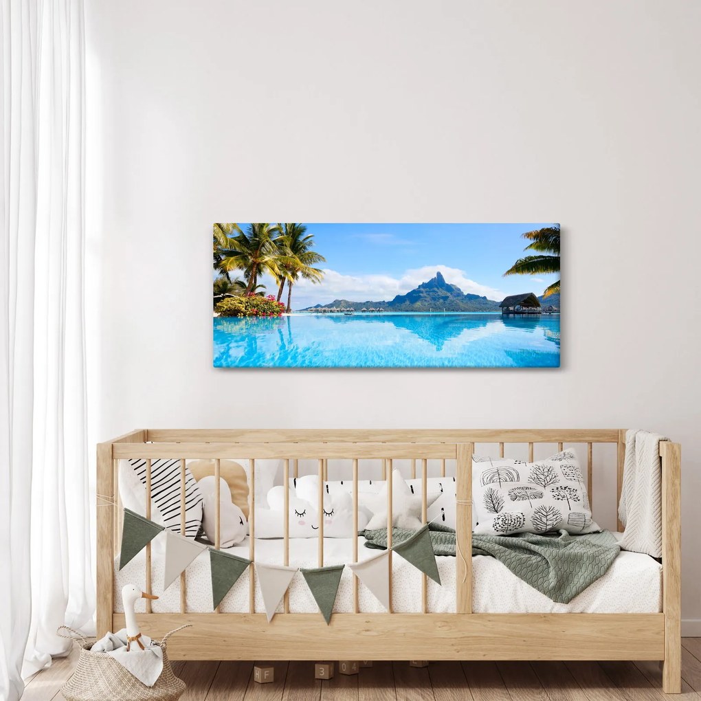 Kép - Bora-Bora, francia Polinézia (120x50 cm)