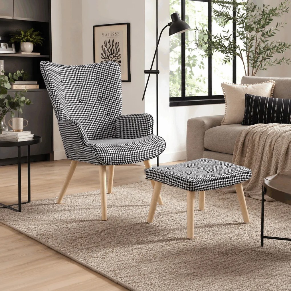 Többszínű relaxfotel, szövet kárpitozással, AK-305B PEP2