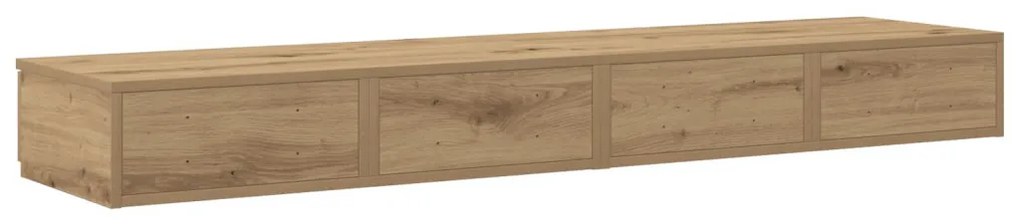 Ágy Fiókok Kézműves Tölgy 150x36,5x16,5 cm Mérnöki Fa