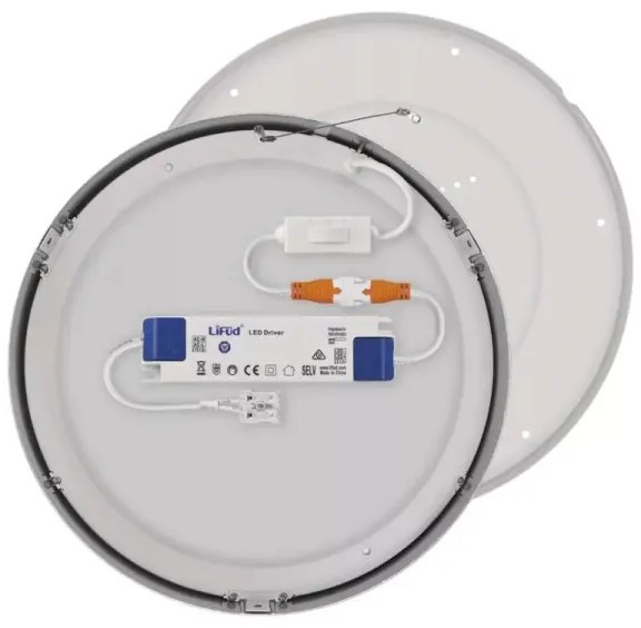 LED Mennyezeti lámpa LED/28,5W/230V 3000/3500/4000K átm. 30 cm króm